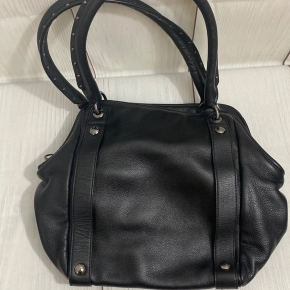 Vintage Black Leather Burberry - Picture 5 of 7